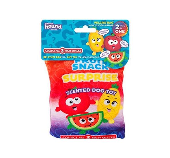 Surprise Fruit Snack Dog Toys